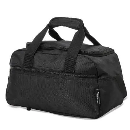 Aerolite (35x20x20cm) Hand Luggage Holdall Bag - Black