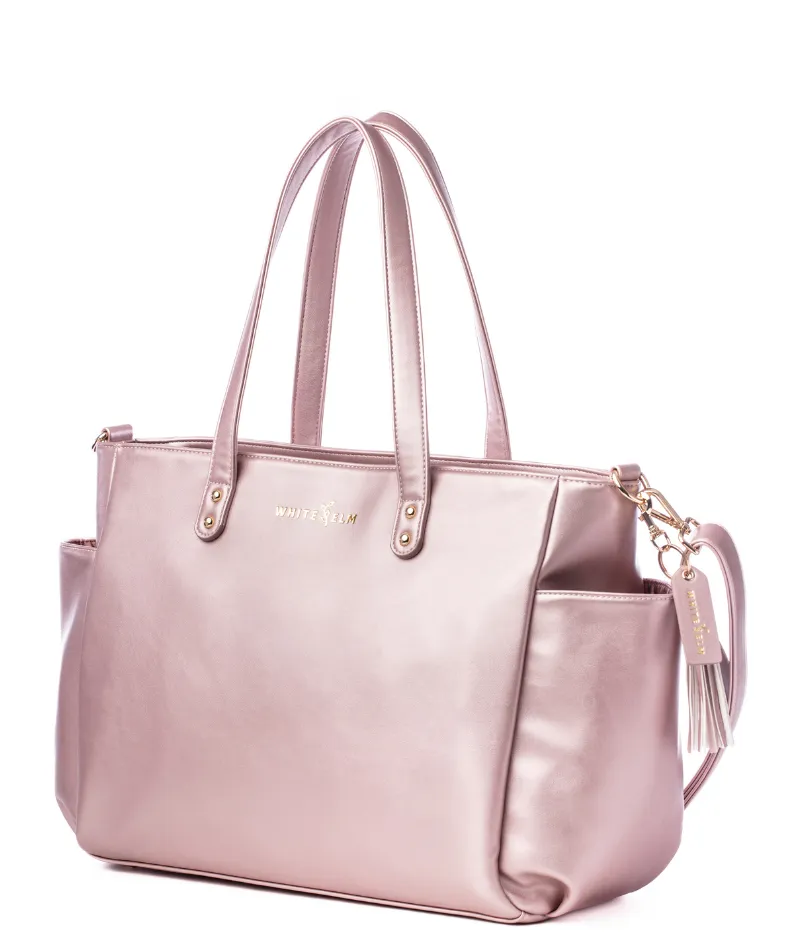 Aquila Tote Bag - Pink Metallic