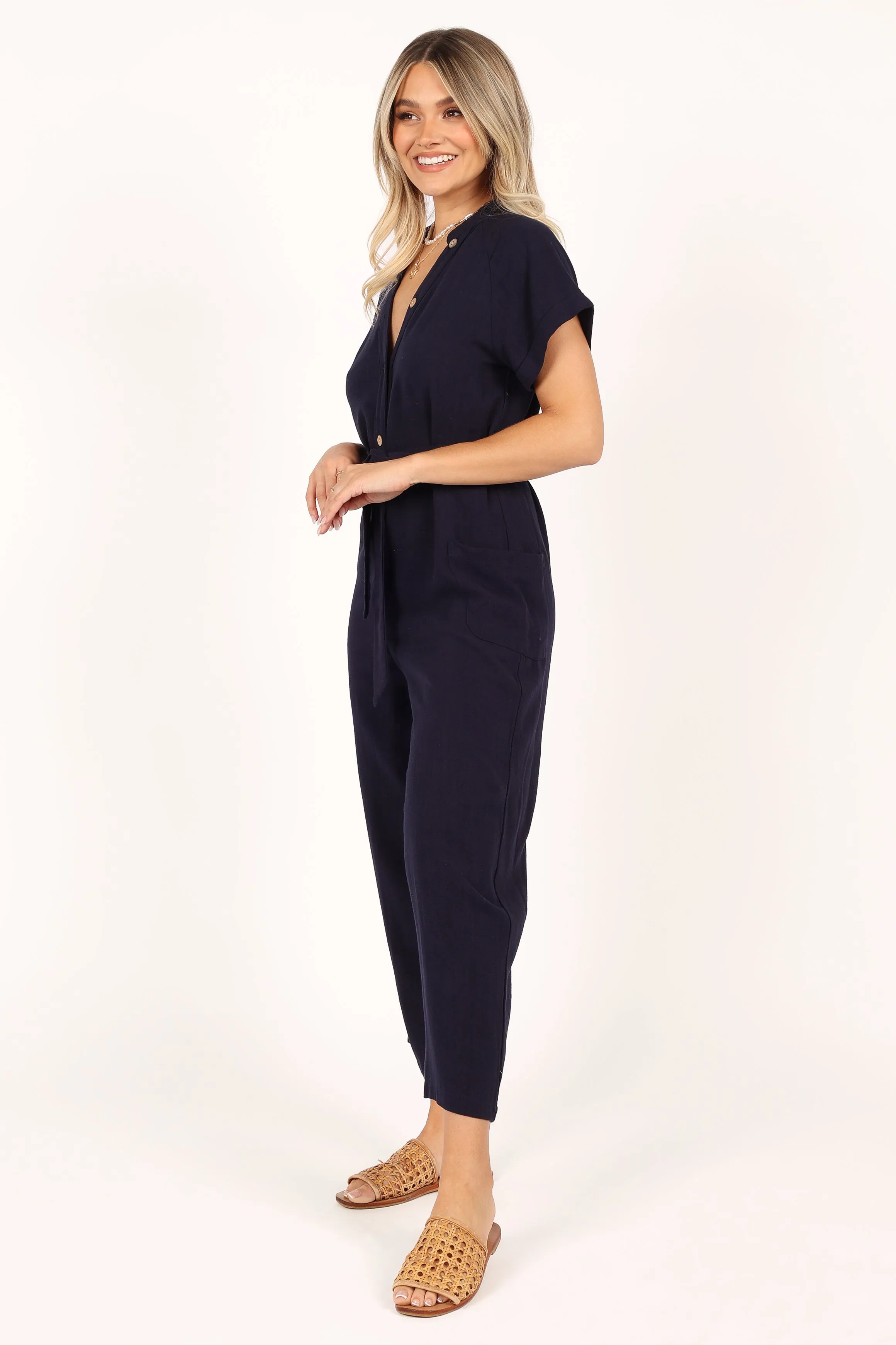 Archie Jumpsuit - Navy