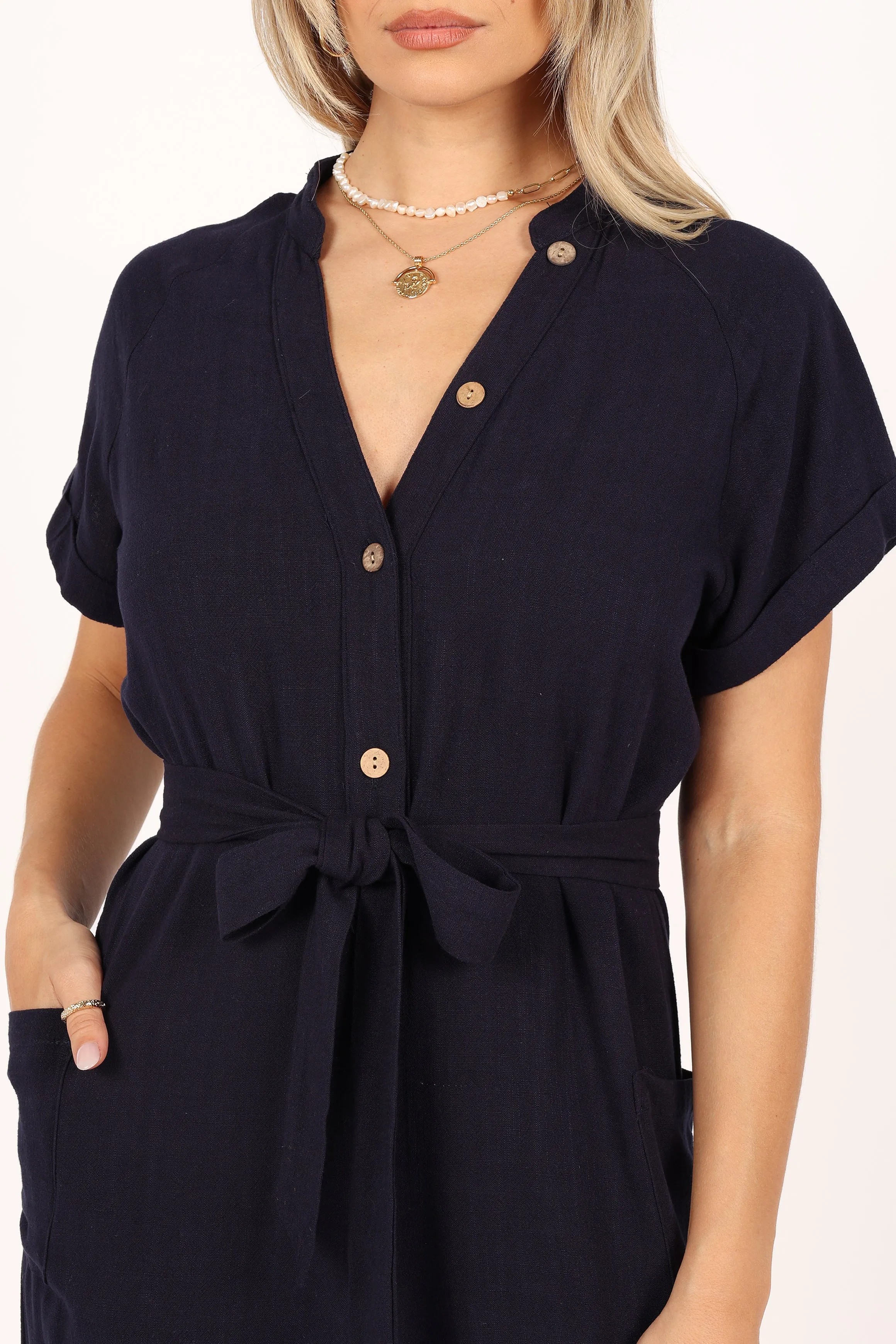 Archie Jumpsuit - Navy