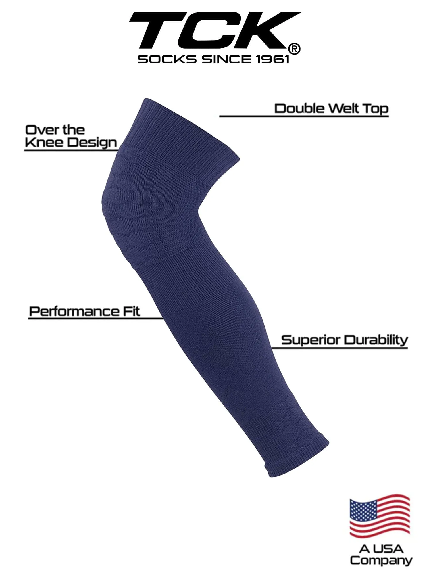 Athletic Padded Leg Sleeves Over the Knee Defender