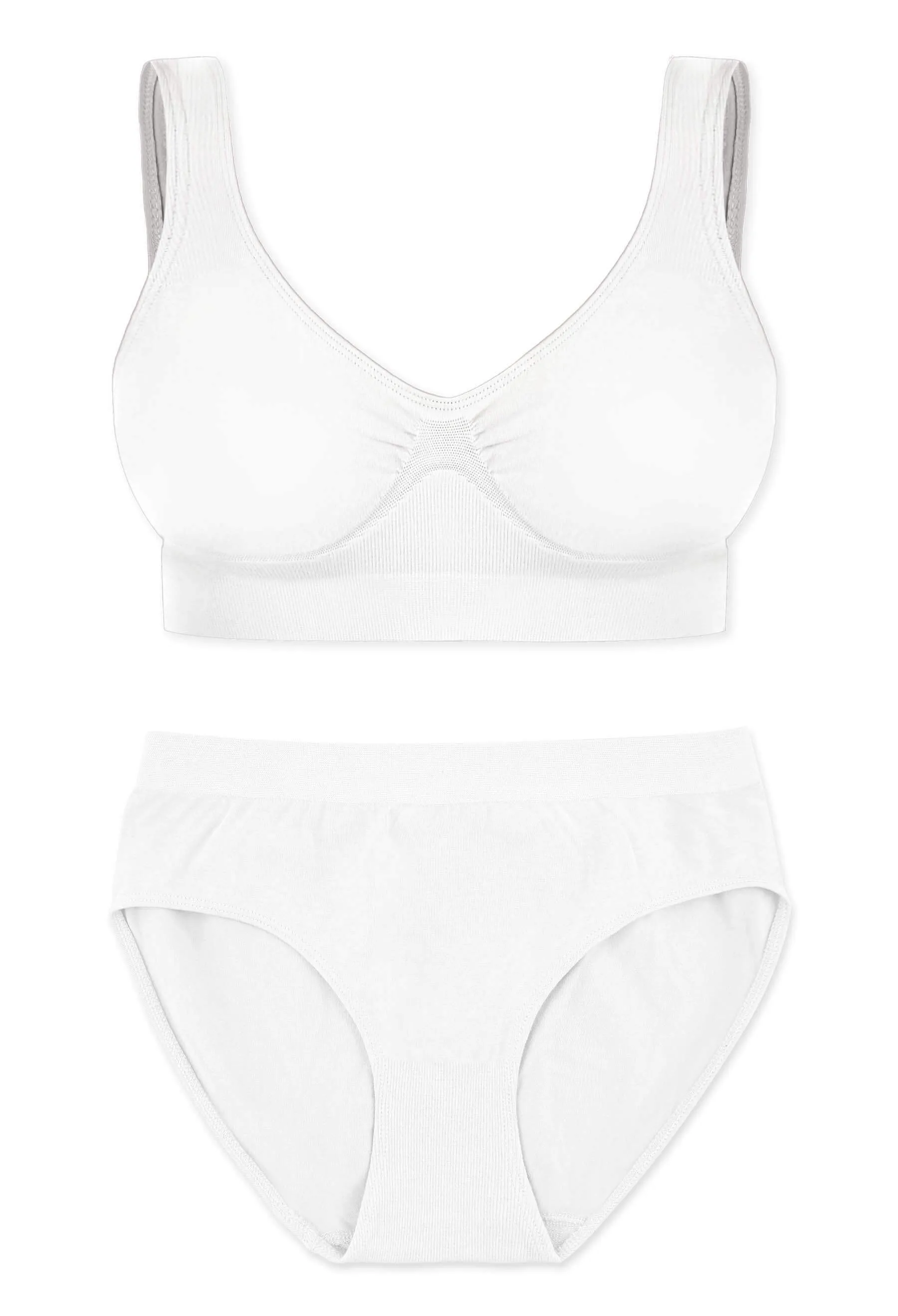 Bamboo Pull On Sleep Bra and High Cut Set