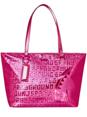 borsa pink offended tote bag rosa