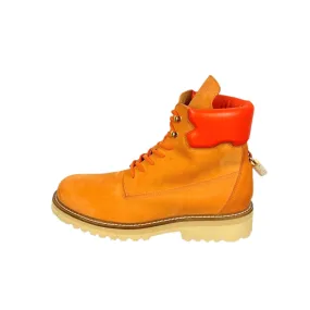 Buscemi Site Boot Orange Nabuk Leather Boots