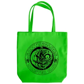 CAVITYCOLORS - TOTE BAG (SLIME GREEN)