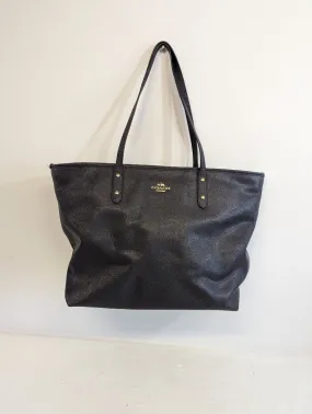 COACH Navy Blue Tote Bag