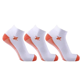 Copper-Infused Compression Socks - White Low Cut (3-Pairs)