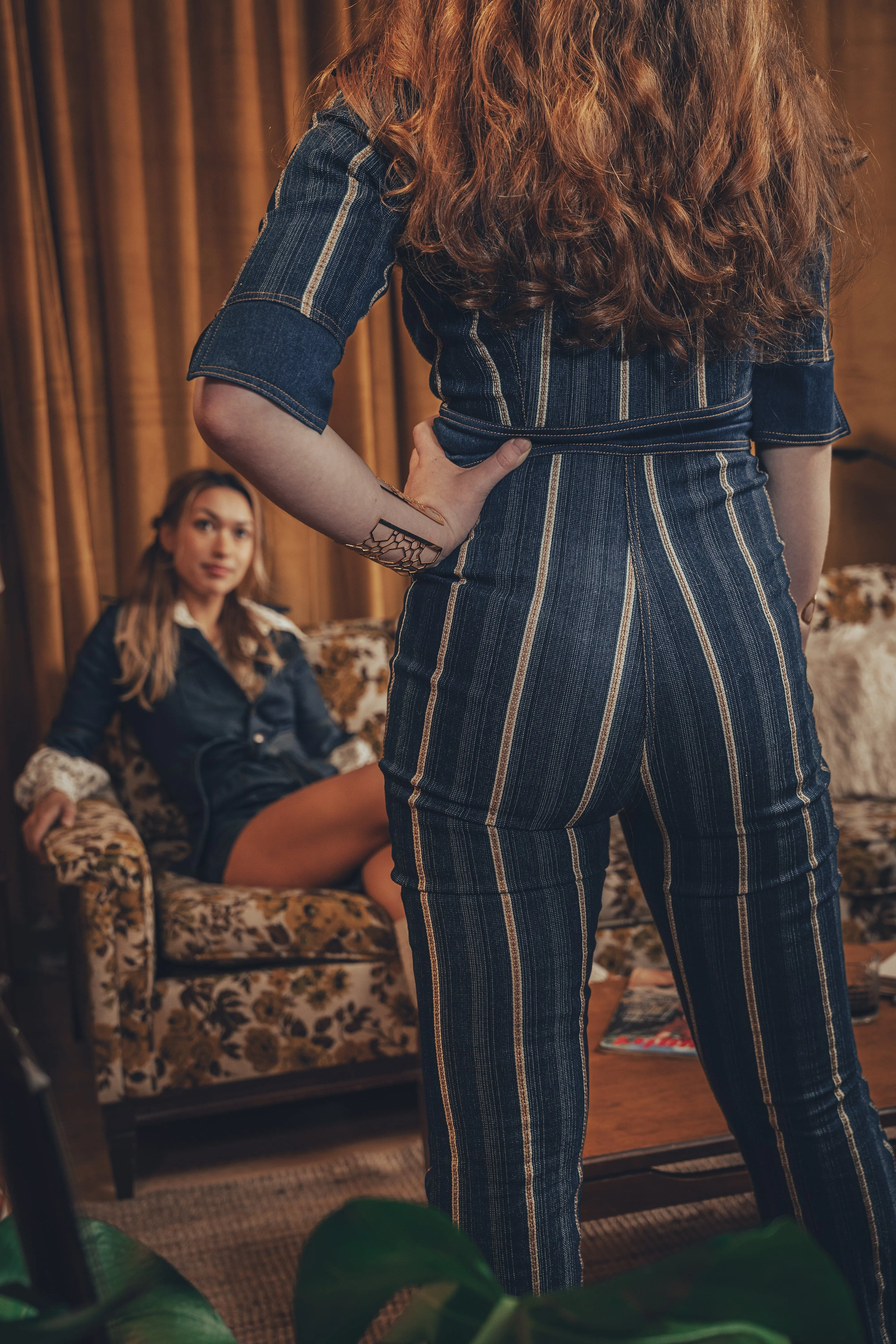 Diva Jumpsuit - Stripe