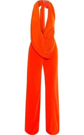 Draped Cowl Jumpsuit