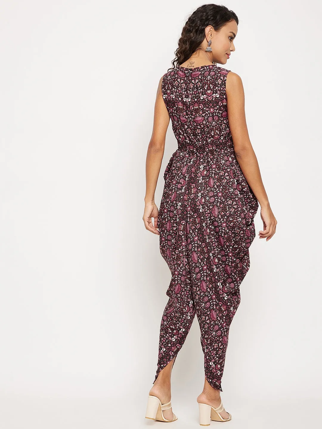 Elasticated Ethnic Dhoti Jumpsuit