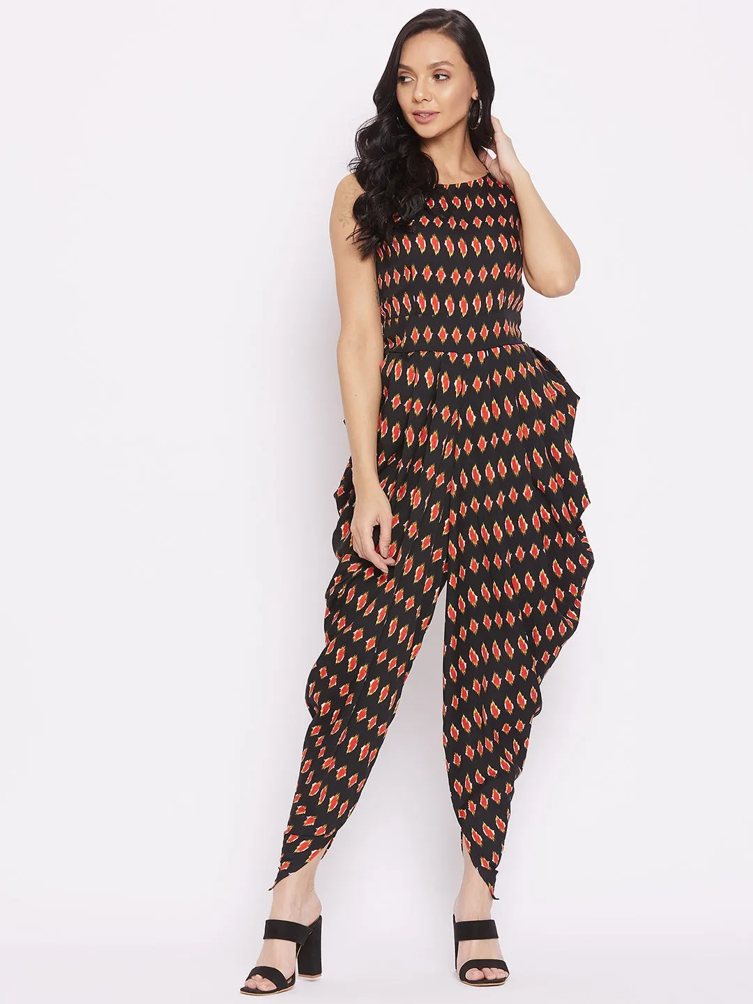 Elasticated Ethnic Dhoti Jumpsuit