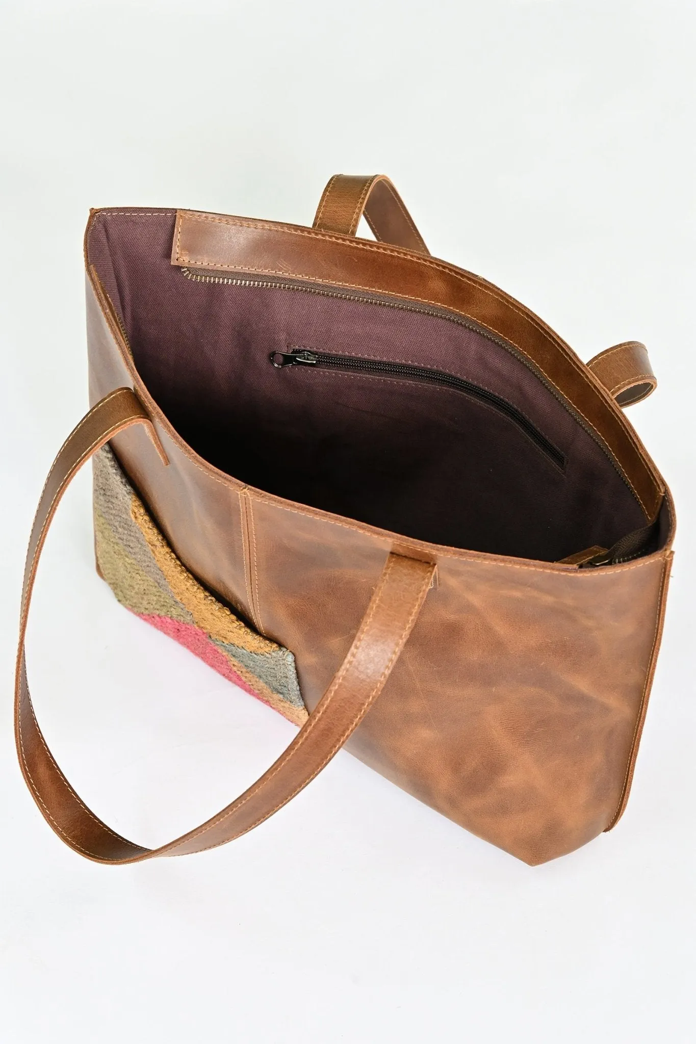 EZRA  - LEATHER HAND BAG