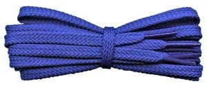 Flat 6 mm Royal Blue Shoe Laces for Trainers and Sports Shoes.