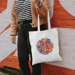 Hand-Drawn Mandala Art Cotton Bag - Stunning Design