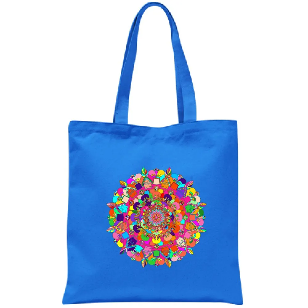 Hand-Drawn Mandala Art Cotton Bag - Stunning Design