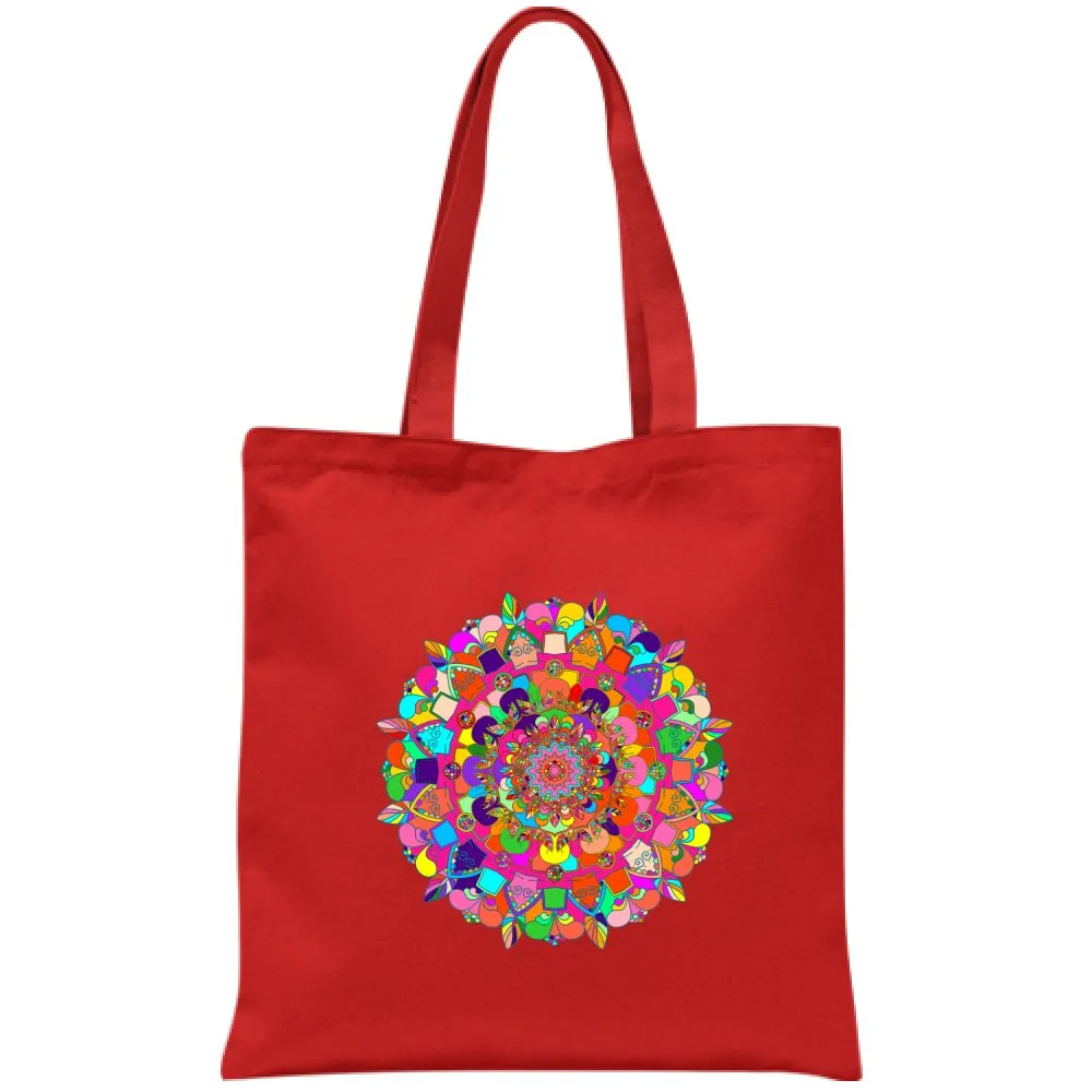 Hand-Drawn Mandala Art Cotton Bag - Stunning Design