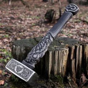 Hand Forged Odin Hammer