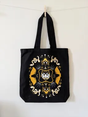 Hand Illustrated Spooky Tote Bag