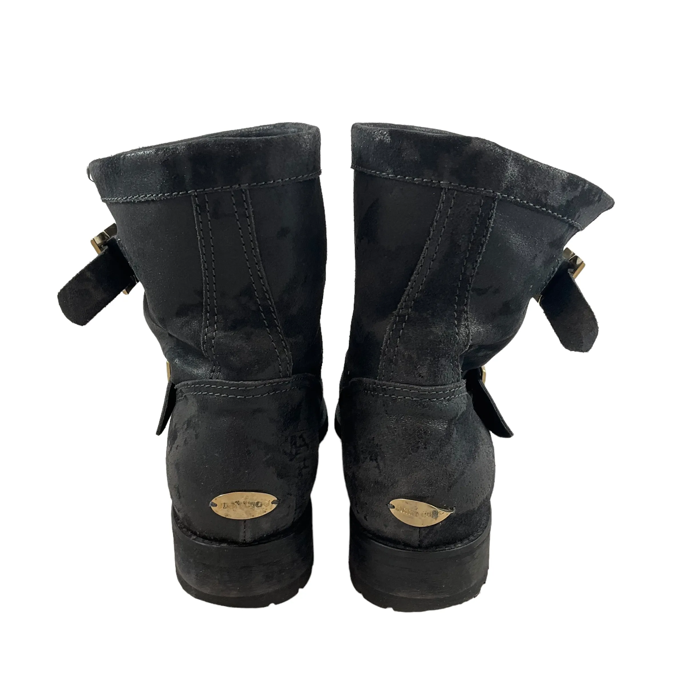 Jimmy Choo Moto Boots. Size 38.5