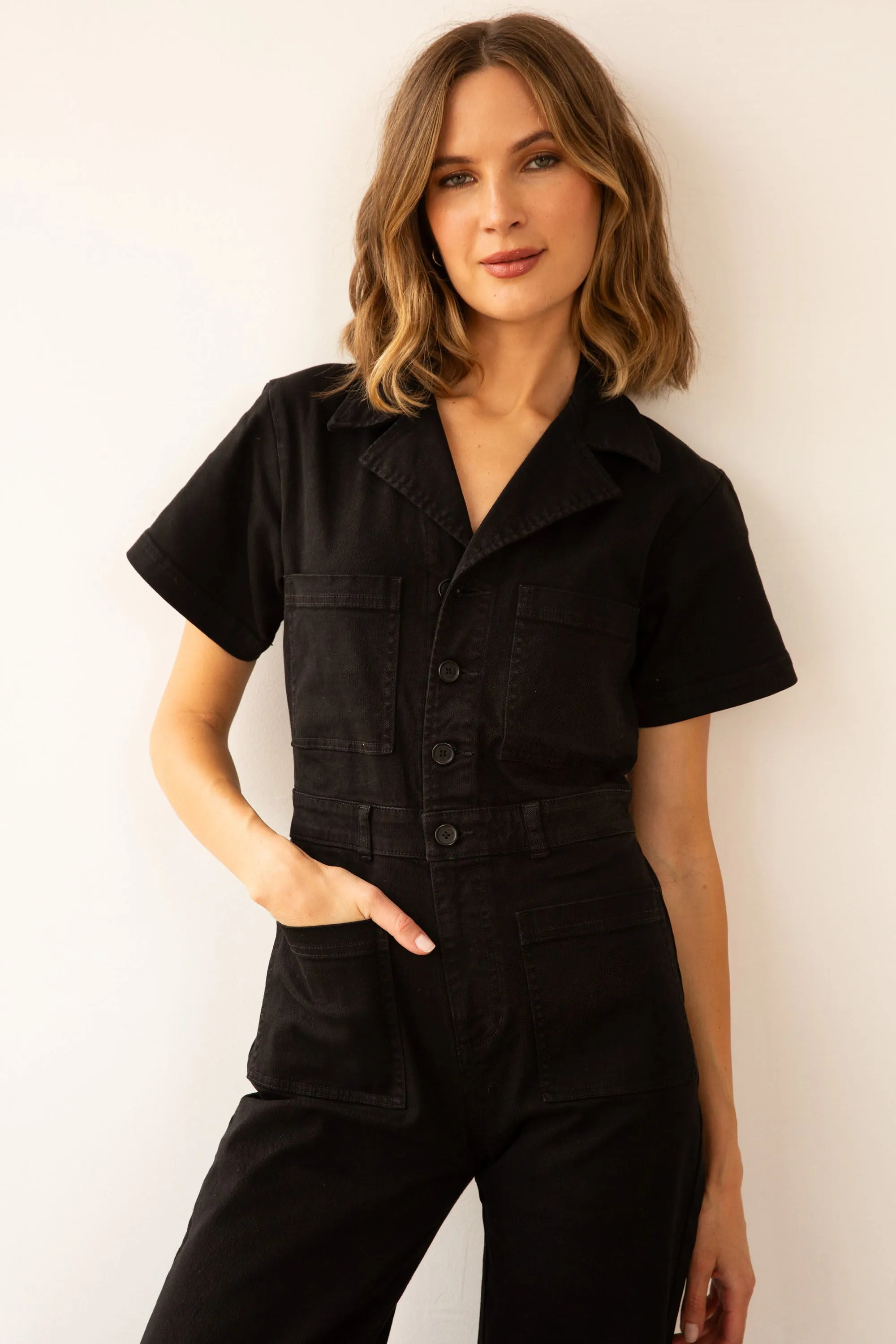 Logan Jumpsuit in Black