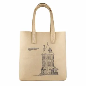 Moominhouse Felt Tote Bag - Muurla