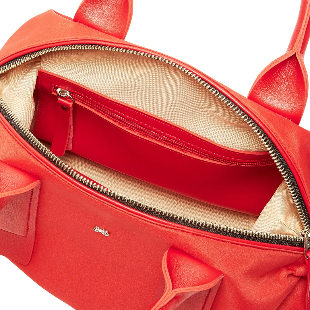 NOLAN MINI NYLON HAND & SLING BAG SCARLET