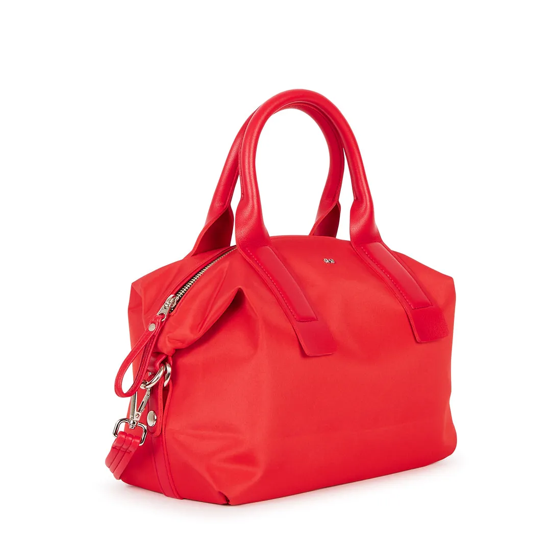 NOLAN MINI NYLON HAND & SLING BAG SCARLET