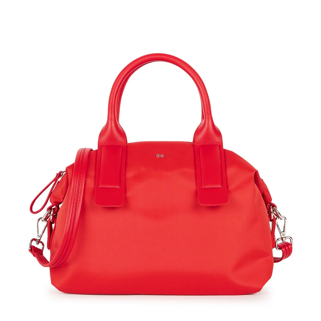 NOLAN MINI NYLON HAND & SLING BAG SCARLET