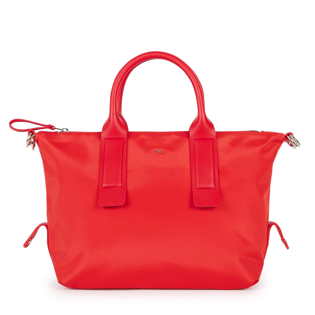 NOLAN MINI NYLON HAND & SLING BAG SCARLET