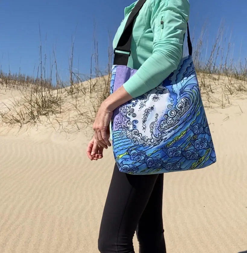 Ocean Life Tote Beach Bag