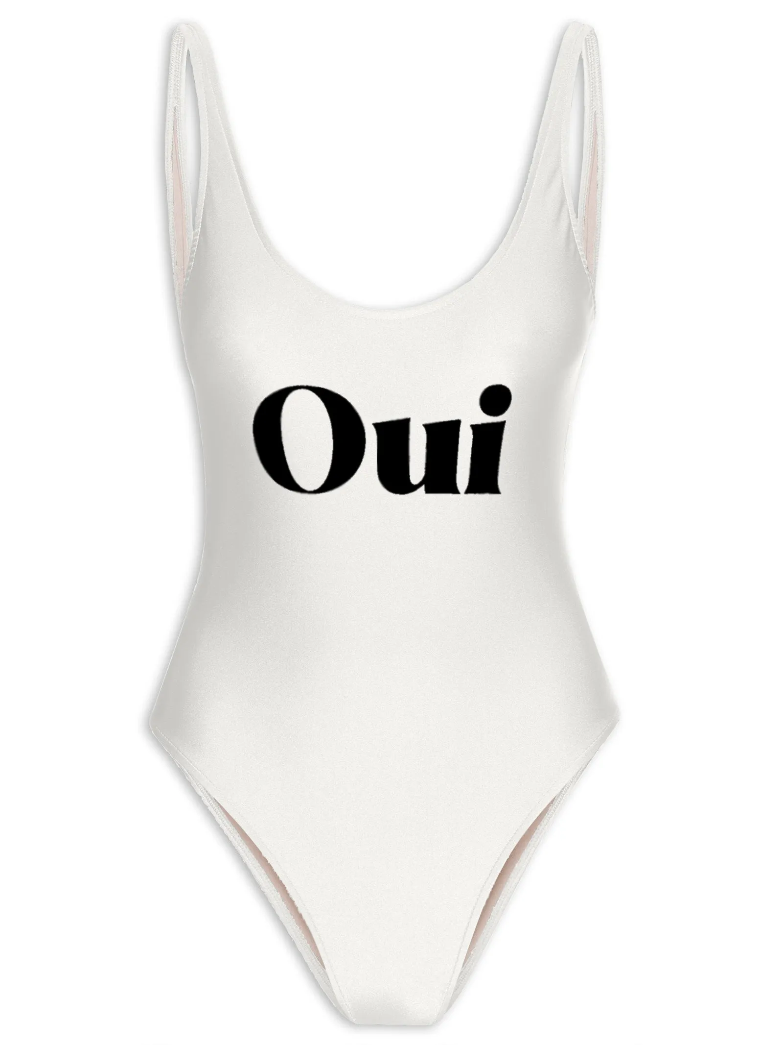 Oui Low-Cut Swimsuit