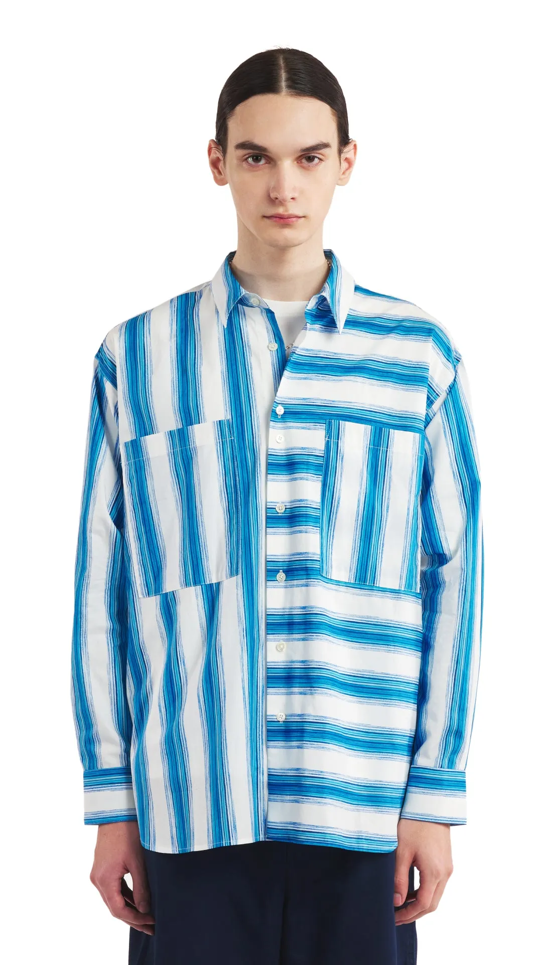 Printed Hand Striped Shirt