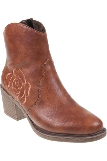 Rieker Ladies Boots Y1250-24 Brown