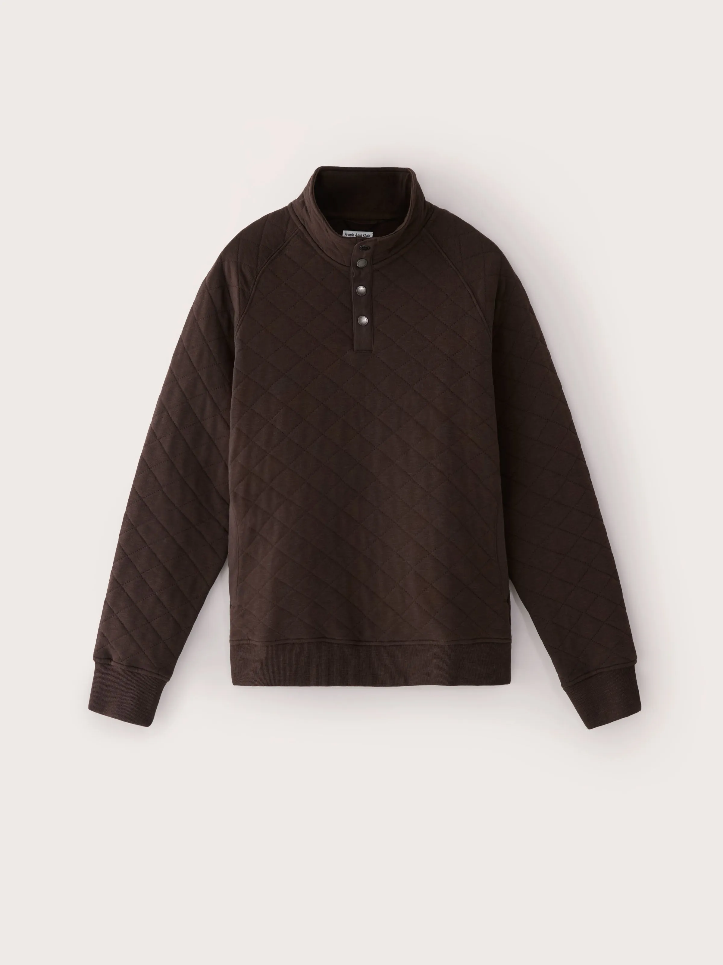 The Quilted Pop-Over in Espresso