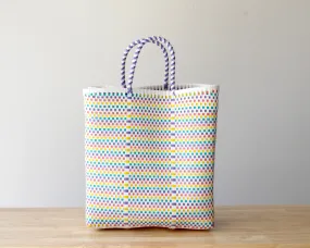 White & Colors Tote Bag by MexiMexi